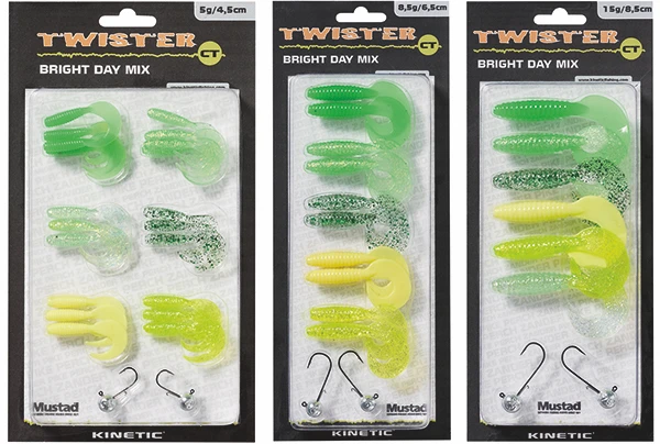 Kinetic Twister CT 15g 8,5cm Bright Day Mix 3 Kinetic Twister CT 15g 8,5cm Bright Day Mix - Afbeelding 3