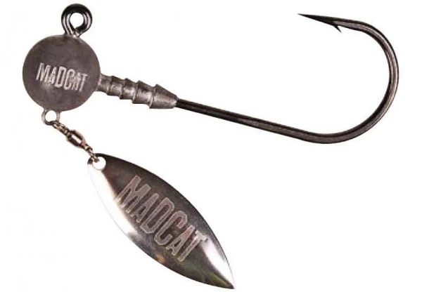 Madcat Jighead Met Spinnerblad 12/0 (60g) (2 Pcs) 1 Madcat Jighead Met Spinnerblad 12/0 (60g) (2 Pcs)