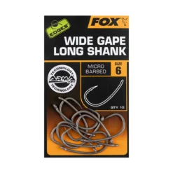 Fox Edges Armapoint Super Wide Gape Long Shank Karper Haak #5 (10 Stuks) -Goedkope Vissen Paradijs Winkel 1168ab8a2b92eced