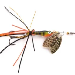 Larva Mayfly Micro Spinner Perch Treble Hook