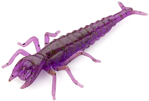 FISHUP Diving Bug 2" (8pcs.), #016 - Lox/Green & Black 1 FISHUP Diving Bug 2" (8pcs.), #016 - Lox/Green & Black