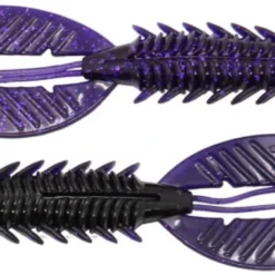 X Zone 4.25" Adrenaline Craw, Purple Shadow