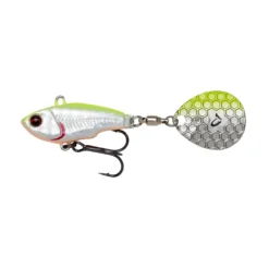 Savage Gear Fat Tail Spin (No Lead) 6,5cm (12,5g) Lemon Back Flash