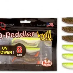 Quantum Q-Paddler Power Packs UV Power Mix 8cm 3,5gr Magic Motoroil + Citrus Shad Krill