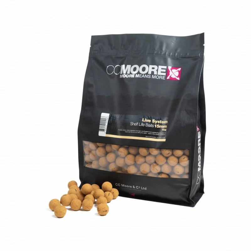 CC Moore Live System Boilies 18mm 1kg 1 CC Moore Live System Boilies 18mm 1kg