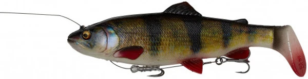 Savage Gear 4D Line Thru Rattle Trout 27.5Cm 228G Slow Sinking Perch 1 Savage Gear 4D Line Thru Rattle Trout 27.5Cm 228G Slow Sinking Perch