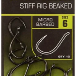 Fox Carp Hooks Stiff Rig Beaked #4