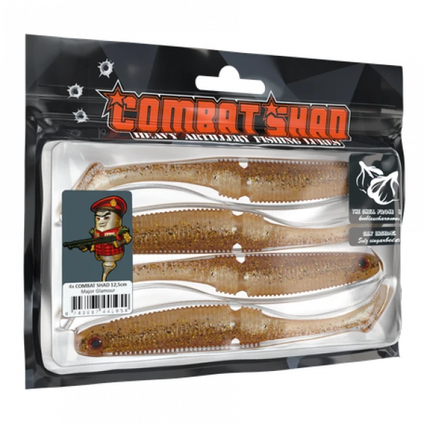 Combatshad 10cm (5stuks) Major Glamour 1 Combatshad 10cm (5stuks) Major Glamour