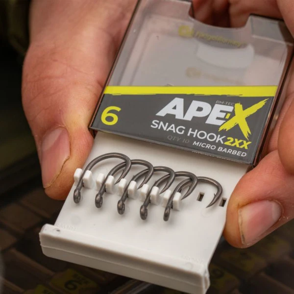 RidgeMonkey Ape-X Snag Hook 2XX Barbed 6 2 RidgeMonkey Ape-X Snag Hook 2XX Barbed 6 - Afbeelding 2