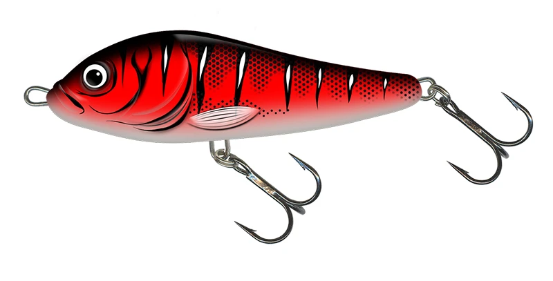 Salmo Rattlin' Slider 11cm Sinking Red Wake (met Ratels) 1 Salmo Rattlin' Slider 11cm Sinking Red Wake (met Ratels)