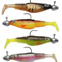 Berkley Sick Swimmer Pre-Rigged Shads 9cm (4 Stuks)