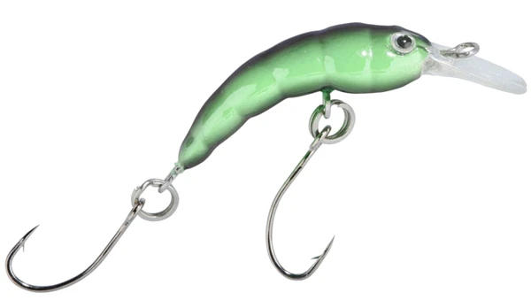 Balzer Hectic Maggot Trout Wobbler Chartreuse 1 Balzer Hectic Maggot Trout Wobbler Chartreuse