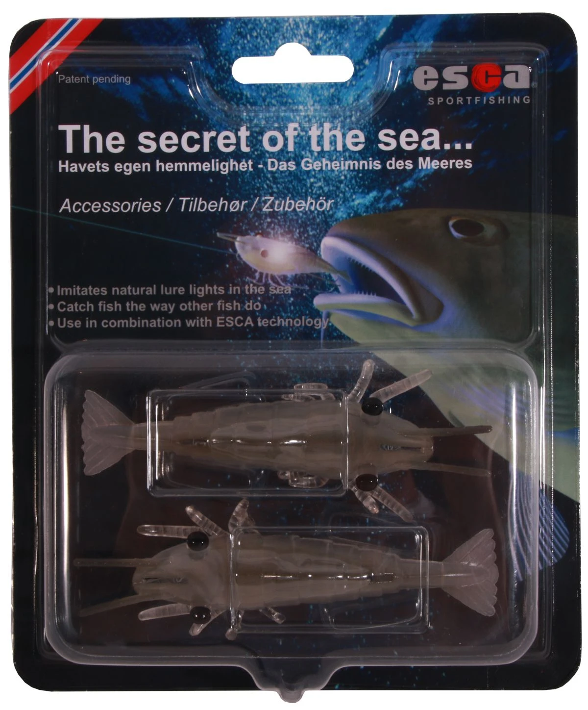 Esca Shrimp 10,5cm 2 Stuks 1 Esca Shrimp 10,5cm 2 Stuks