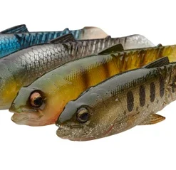 Savage Gear Craft Cannibal Paddletail 12.5cm 20gr Clear Water Mix 4pcs