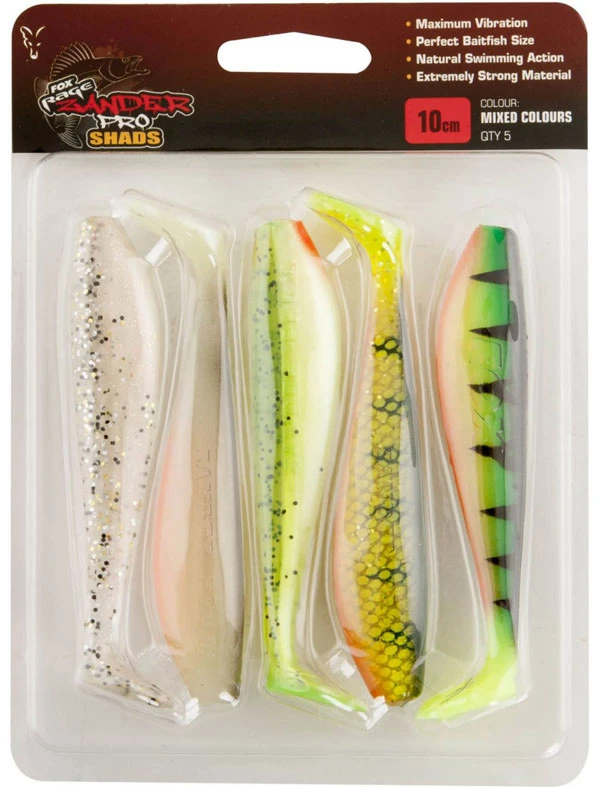 Fox Rage Zander Pro 7.5cm / 3" - Mixed Colour X 5 1 Fox Rage Zander Pro 7.5cm / 3" - Mixed Colour X 5