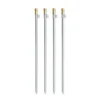 Zebco Bank Stick RVS 60-100cm, 4 Stuks!