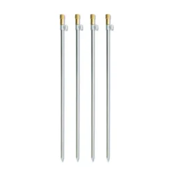 Zebco Bank Stick RVS 60-100cm, 4 Stuks!