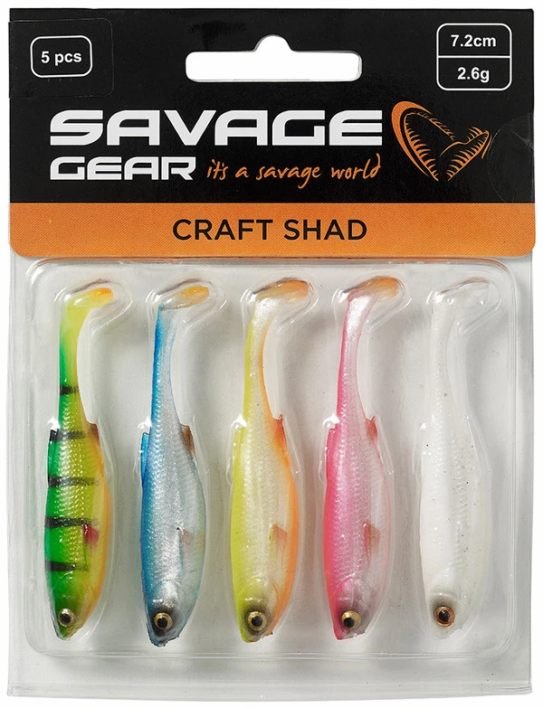 Savage Gear Craft Shad 7,2cm 2,6gr Dark Water Mix (5pcs) 1 Savage Gear Craft Shad 7,2cm 2,6gr Dark Water Mix (5pcs)