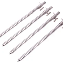 4 X NGT Stainless Steel Banksticks 50-90cm -Goedkope Vissen Paradijs Winkel 60525ddc29677373