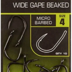 Fox Carp Hooks Wide Gape Beaked #6