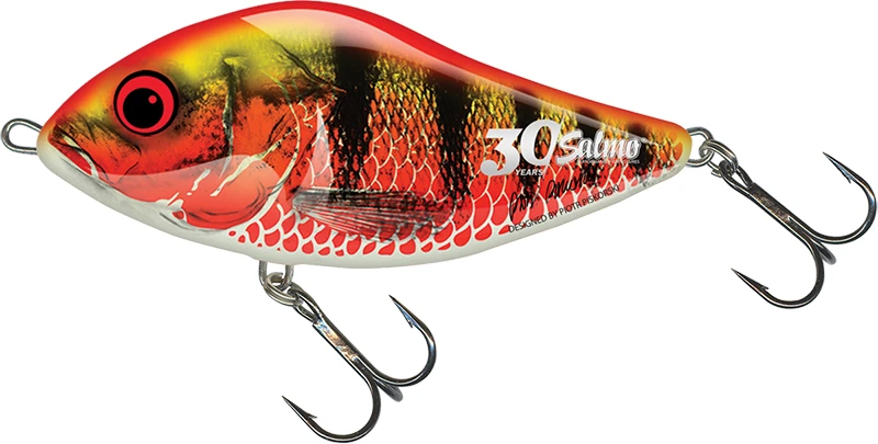 Salmo Slider Limited Edition 12cm 70gr Sinking 1-2m Holo Red Perch 1 Salmo Slider Limited Edition 12cm 70gr Sinking 1-2m Holo Red Perch