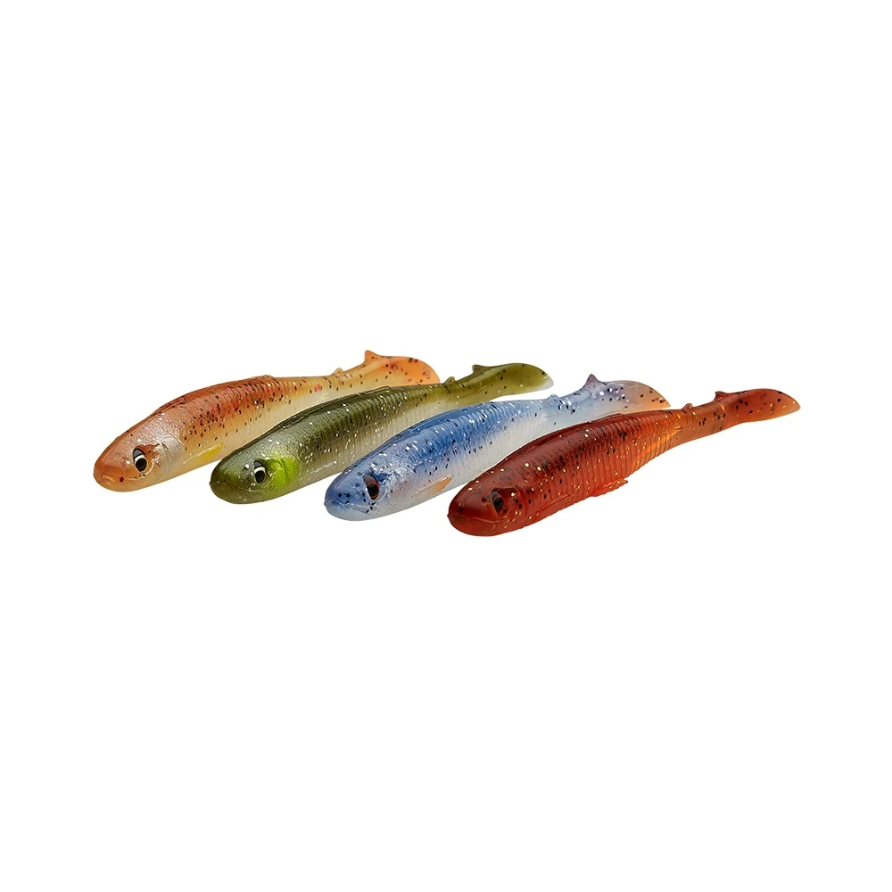 Savage Gear Slender Scoop Shad 11cm (7gr) Clear Water Mix (4 Stuks) 1 Savage Gear Slender Scoop Shad 11cm (7gr) Clear Water Mix (4 Stuks)