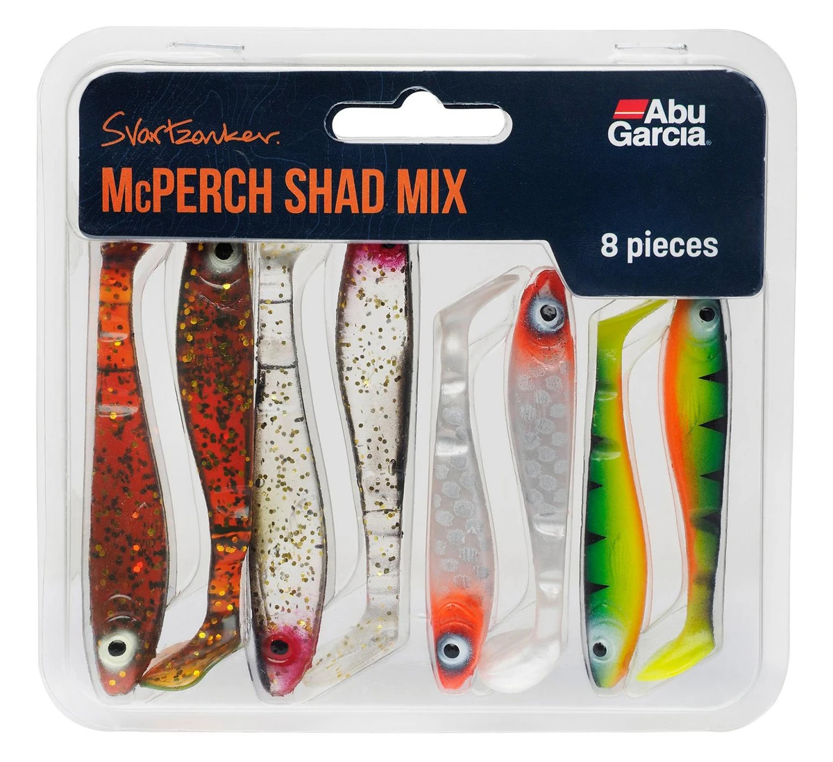 Abu Garcia Svartzonker McPerch Shad Mix (8 Stuks) 1 Abu Garcia Svartzonker McPerch Shad Mix (8 Stuks)