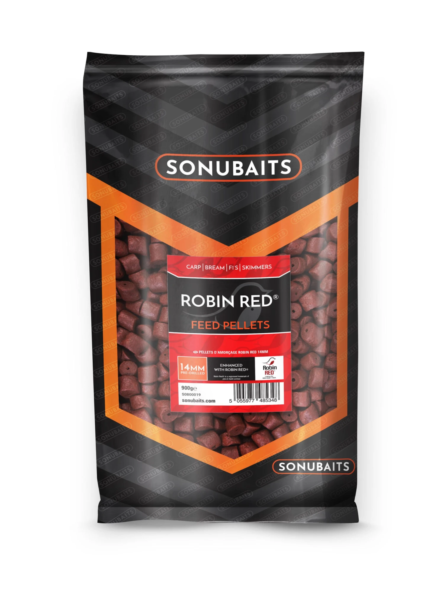 SonuBaits Feed Pellets Robin Red 2mm (900g) 1 SonuBaits Feed Pellets Robin Red 2mm (900g)