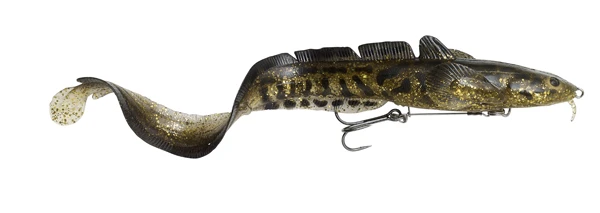 Savage Gear 3D Burbot 25cm 70g SS Gold Burbot UV 1 Savage Gear 3D Burbot 25cm 70g SS Gold Burbot UV