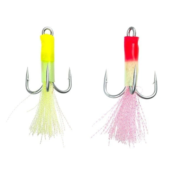 Fladen Luminous Treble Hooks 4/0 (2 Stuks) 1 Fladen Luminous Treble Hooks 4/0 (2 Stuks)