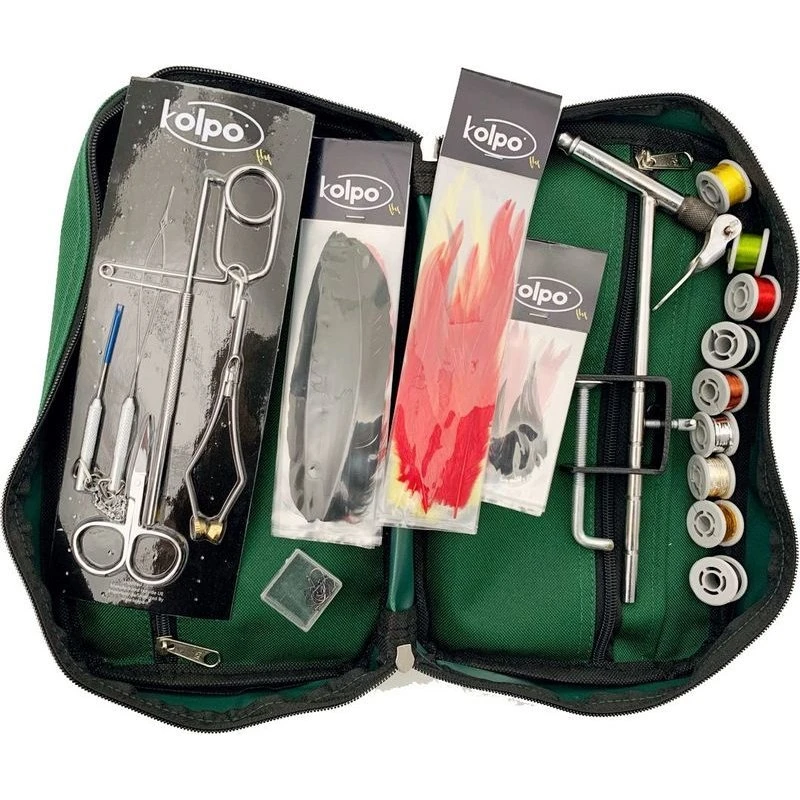 Kolpo Fly Tying Kit Bag (20pcs) 1 Kolpo Fly Tying Kit Bag (20pcs)