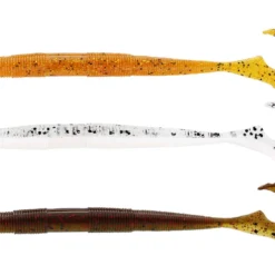 Westin Swimming Worm Shad Clear Water Mix 13cm (5 Stuks)