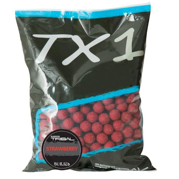 Shimano TX1 Boilies Strawberry 20mm 5kg - 3 Zakken Voor De Prijs Van 2! 1 Shimano TX1 Boilies Strawberry 20mm 5kg - 3 Zakken Voor De Prijs Van 2!