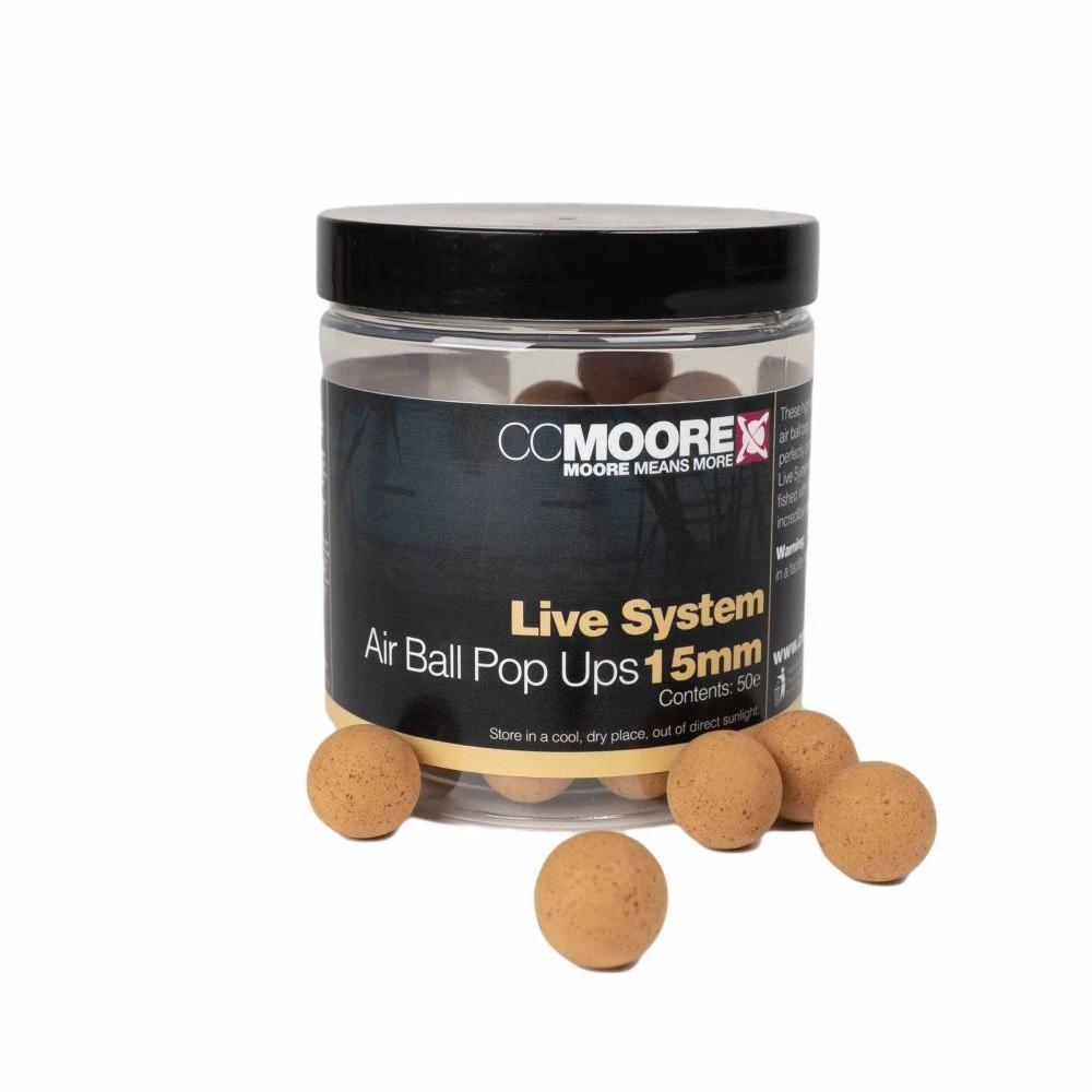 CC Moore Live System Air Ball Pop Ups 10mm (80 Stuks) 1 CC Moore Live System Air Ball Pop Ups 10mm (80 Stuks)
