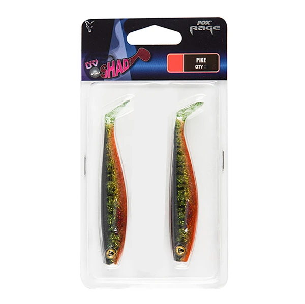 Fox Rage Pro Shad Pack 14cm/5.5" UV Pike (2pcs) 1 Fox Rage Pro Shad Pack 14cm/5.5" UV Pike (2pcs)