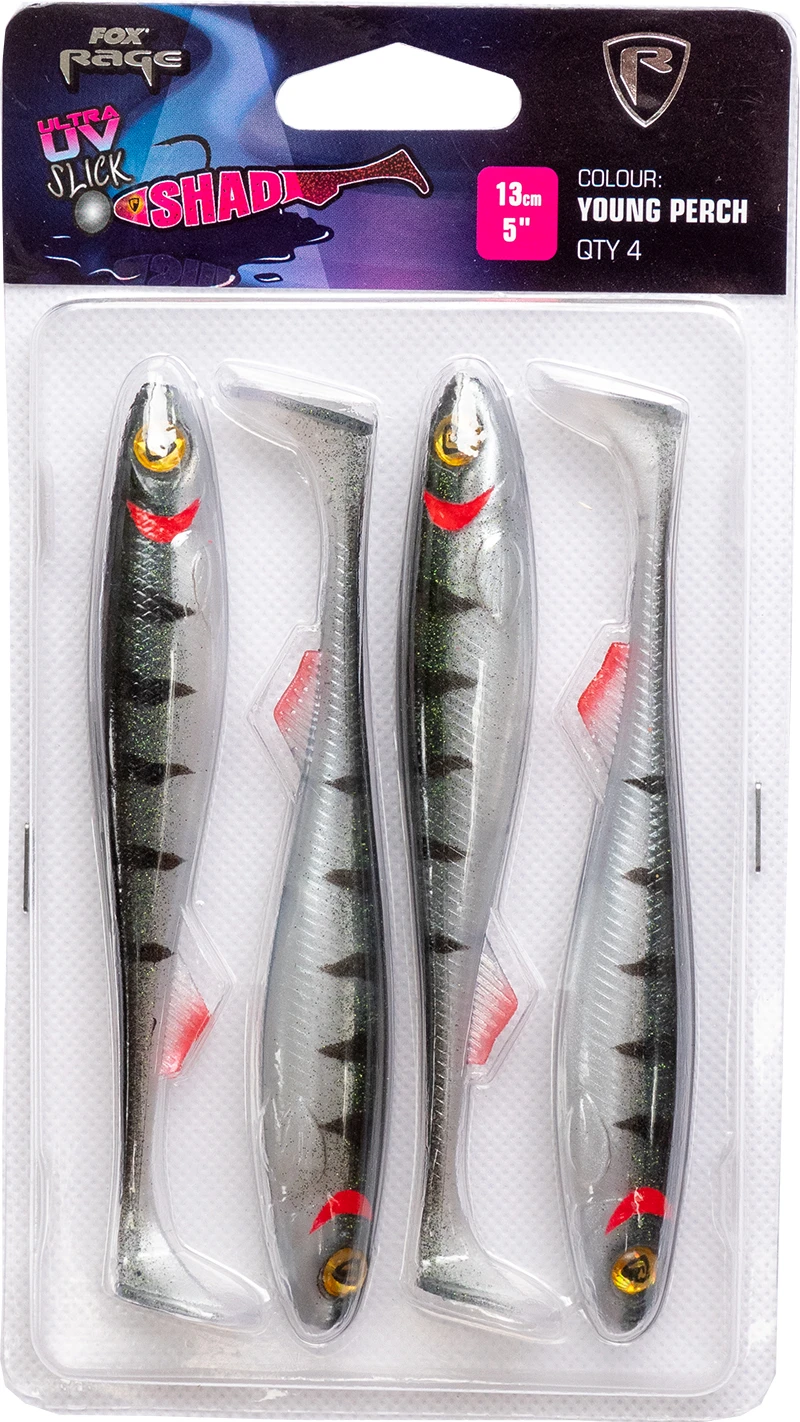 Fox Rage Slick Shad Ultra UV 7cm/2,75" UV Young Perch (5pcs) 1 Fox Rage Slick Shad Ultra UV 7cm/2,75" UV Young Perch (5pcs)