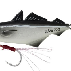 Dam Salt-X Coalfish Casting Jig 7cm 30g Sinking Glow UV