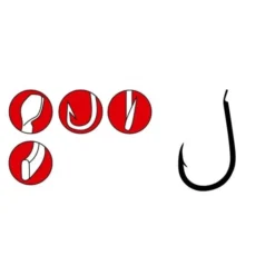 Gamakatsu LS-3310F Hooks Black (25pcs) Size 1