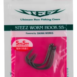 Daiwa Steez Worm Hook SS WKY Roofvis Haak #2/0 6 Stuks