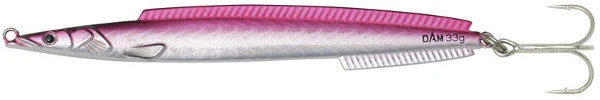 Dam Salt-X Sandeel Blade 12.5cm 33gr Sinking Pink Uv 1 Dam Salt-X Sandeel Blade 12.5cm 33gr Sinking Pink Uv