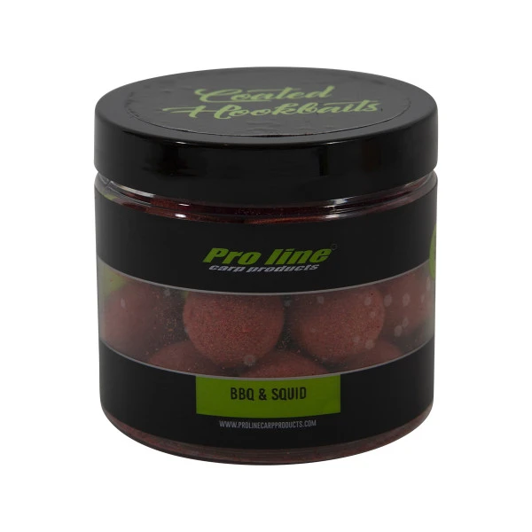Pro Line Coated Hookbaits BBQ & Squid (200ml) 15mm Core 1 Pro Line Coated Hookbaits BBQ & Squid (200ml) 15mm Core