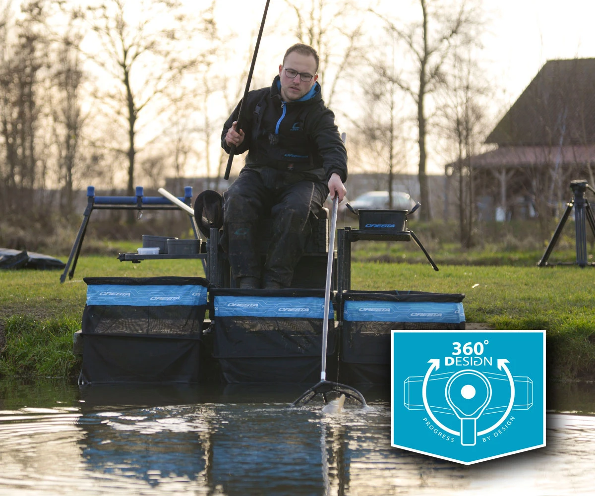 Cresta Soft Carp Keepnet 360° Block 4m 5 Cresta Soft Carp Keepnet 360° Block 4m - Afbeelding 5