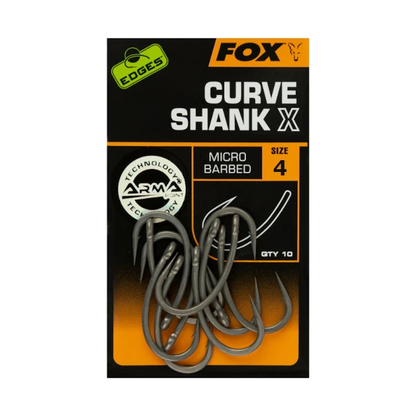 Fox Edges Curve Shank X Hooks Size 4 2 Fox Edges Curve Shank X Hooks Size 4 - Afbeelding 2