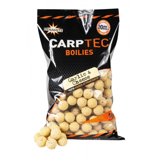 Dynamite Baits Carptec Boilies 'Garlic & Cheese' 15mm (1kg) 1 Dynamite Baits Carptec Boilies 'Garlic & Cheese' 15mm (1kg)