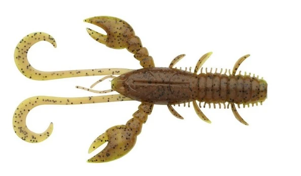 Berkley Hollow Craw 10cm Brown Chartreuse UV (8 Stuks) 2 Berkley Hollow Craw 10cm Brown Chartreuse UV (8 Stuks) - Afbeelding 2