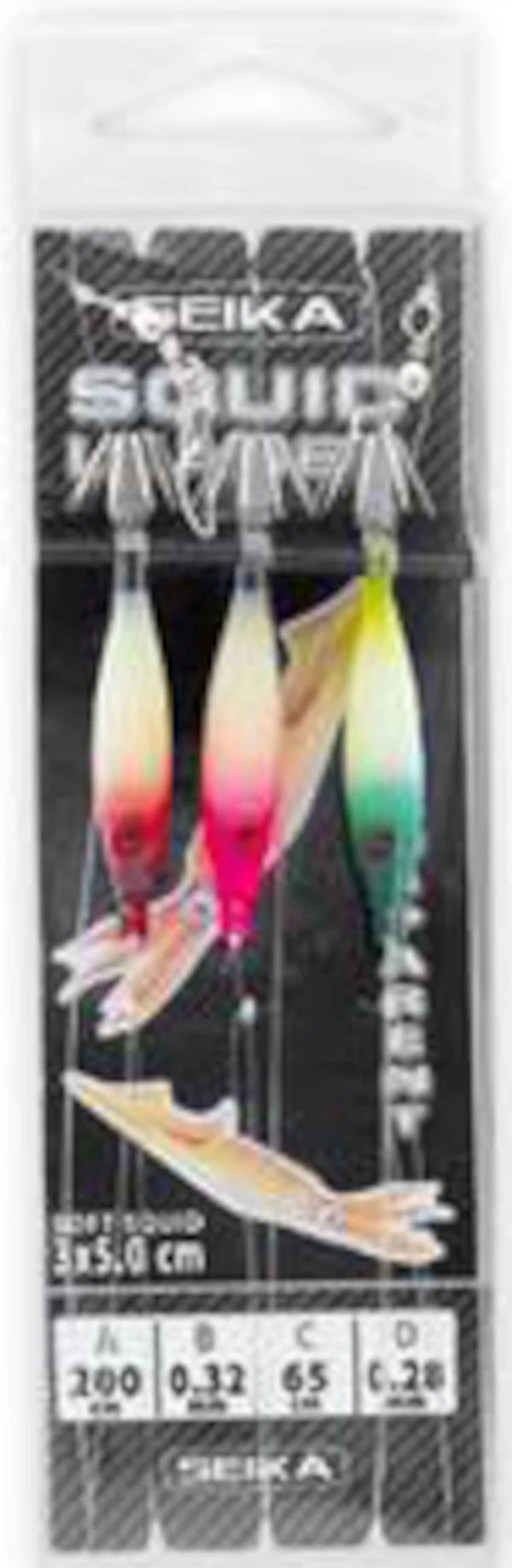 Seika Squid Leader Transparent Soft ''2'' 5cm 1 Seika Squid Leader Transparent Soft ''2'' 5cm