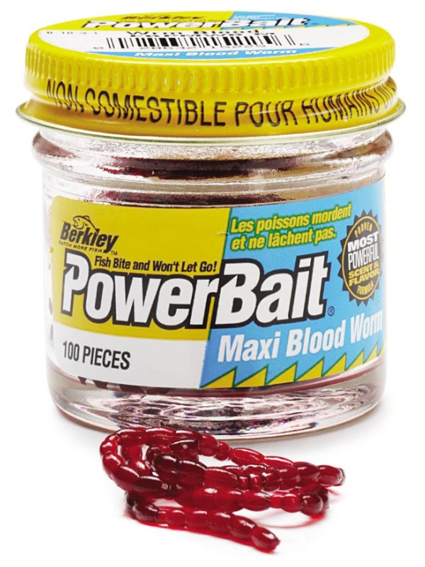 Berkley Powerbait Micro Blood Worms Red (55st) 3 Berkley Powerbait Micro Blood Worms Red (55st) - Afbeelding 3