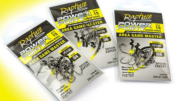 Rapture Area Game Master Hook 10130BL Size 6 (15pcs) 2 Rapture Area Game Master Hook 10130BL Size 6 (15pcs) - Afbeelding 2