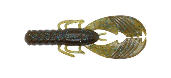 X Zone Muscle Back Finesse Craw Green Pumpkin Blue Flake (8 Stuks) 1 X Zone Muscle Back Finesse Craw Green Pumpkin Blue Flake (8 Stuks)