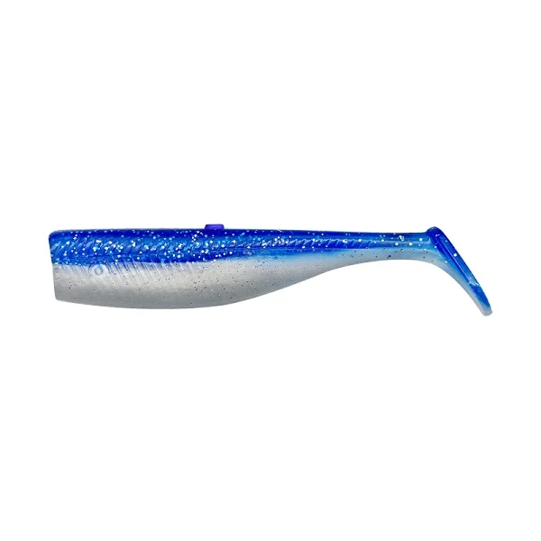 Savage Gear Savage Minnow Tail Blue Pearl Silver 8cm (5 Stuks) 1 Savage Gear Savage Minnow Tail Blue Pearl Silver 8cm (5 Stuks)